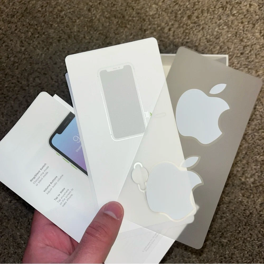 iPhone XR Box Only White 64GB With Inserts And Stickers No Phone!